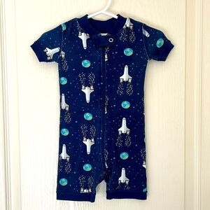 EUC Hanna Andersson Baby Zip Shortie Sleeper